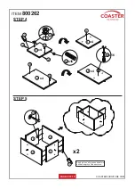 Preview for 5 page of Coaster 800262 Assembly Instructions Manual