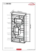 Preview for 9 page of Coaster 800262 Assembly Instructions Manual