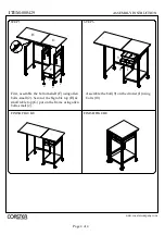 Preview for 4 page of Coaster 800429 Assembly Instruction