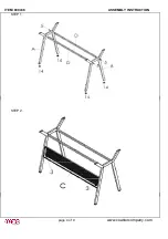 Preview for 4 page of Coaster 800436 Assembly Instruction Manual