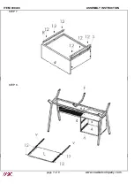 Preview for 7 page of Coaster 800436 Assembly Instruction Manual