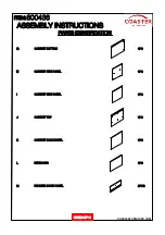 Preview for 3 page of Coaster 800436 Assembly Instructions Manual