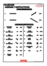 Preview for 5 page of Coaster 800436 Assembly Instructions Manual