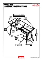 Preview for 11 page of Coaster 800436 Assembly Instructions Manual