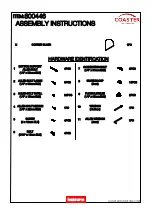 Preview for 5 page of Coaster 800446 Assembly Instructions Manual