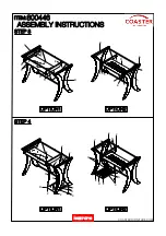 Preview for 7 page of Coaster 800446 Assembly Instructions Manual