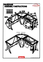 Preview for 10 page of Coaster 800446 Assembly Instructions Manual