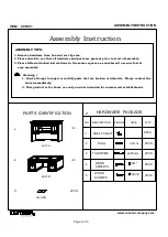 Preview for 2 page of Coaster 800501 Assembly Instructions