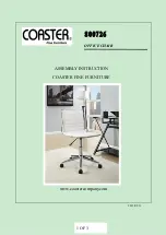 Coaster 800726 Assembly Instruction preview