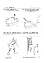 Preview for 4 page of Coaster 800778 Assembly Instruction