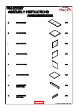 Preview for 3 page of Coaster 800897 Assembly Instructions Manual