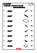 Preview for 4 page of Coaster 800897 Assembly Instructions Manual