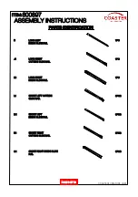 Preview for 6 page of Coaster 800897 Assembly Instructions Manual