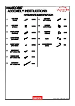 Preview for 7 page of Coaster 800897 Assembly Instructions Manual