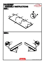 Preview for 8 page of Coaster 800897 Assembly Instructions Manual