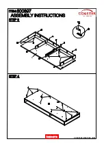 Preview for 9 page of Coaster 800897 Assembly Instructions Manual