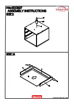 Preview for 12 page of Coaster 800897 Assembly Instructions Manual