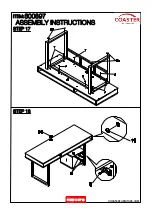 Preview for 16 page of Coaster 800897 Assembly Instructions Manual