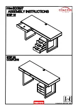 Preview for 17 page of Coaster 800897 Assembly Instructions Manual