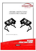 Preview for 1 page of Coaster 800986 Assembly Instructions Manual