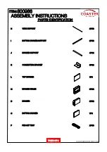 Preview for 3 page of Coaster 800986 Assembly Instructions Manual