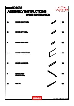 Preview for 3 page of Coaster 801038 Assembly Instructions Manual