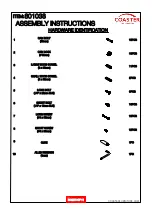 Preview for 5 page of Coaster 801038 Assembly Instructions Manual