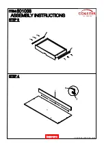 Preview for 7 page of Coaster 801038 Assembly Instructions Manual