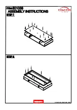 Preview for 9 page of Coaster 801038 Assembly Instructions Manual