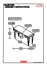 Preview for 11 page of Coaster 801038 Assembly Instructions Manual