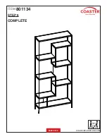 Preview for 6 page of Coaster 801134 Assembly Instructions Manual