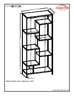 Preview for 7 page of Coaster 801134 Assembly Instructions Manual