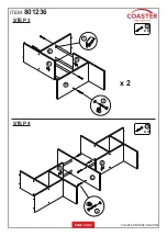 Предварительный просмотр 4 страницы Coaster 801236 Assembly Instructions Manual