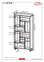 Предварительный просмотр 7 страницы Coaster 801236 Assembly Instructions Manual