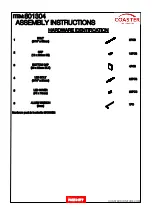 Preview for 3 page of Coaster 801304 Assembly Instructions Manual