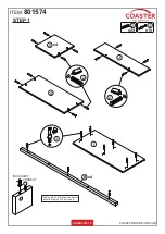 Предварительный просмотр 4 страницы Coaster 801574 Assembly Instructions Manual