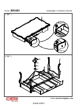 Preview for 4 page of Coaster 801681 Assembly Instructions