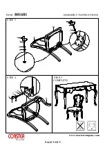 Preview for 5 page of Coaster 801681 Assembly Instructions