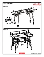 Preview for 6 page of Coaster 801935 Assembly Instructions Manual