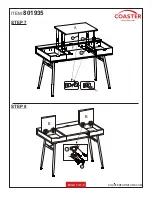 Preview for 7 page of Coaster 801935 Assembly Instructions Manual