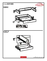 Preview for 8 page of Coaster 801935 Assembly Instructions Manual