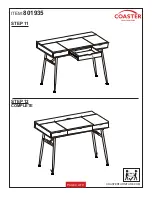 Preview for 9 page of Coaster 801935 Assembly Instructions Manual