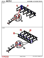 Предварительный просмотр 3 страницы Coaster 802783 Assembly Instructions Manual