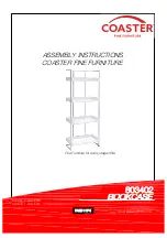 Coaster 803402 Assembly Instructions Manual preview