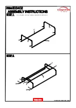 Preview for 4 page of Coaster 803402 Assembly Instructions Manual