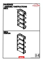 Preview for 6 page of Coaster 803402 Assembly Instructions Manual