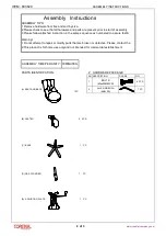 Preview for 2 page of Coaster 803629 Assembly Instructions