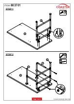 Preview for 3 page of Coaster 803701 Assembly Instructions