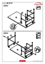 Preview for 4 page of Coaster 803701 Assembly Instructions