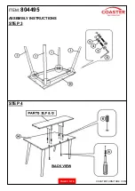 Preview for 5 page of Coaster 804495 Assembly Instructions Manual